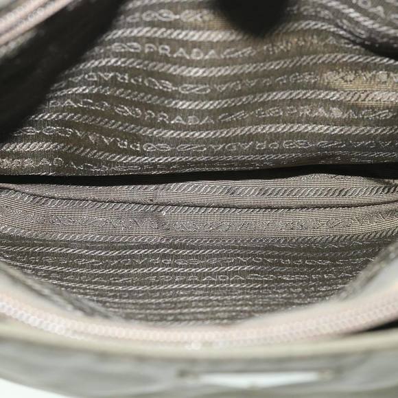 PRADA Tote Bag Nylon Brown Auth ki3483 - Picture 11 of 16